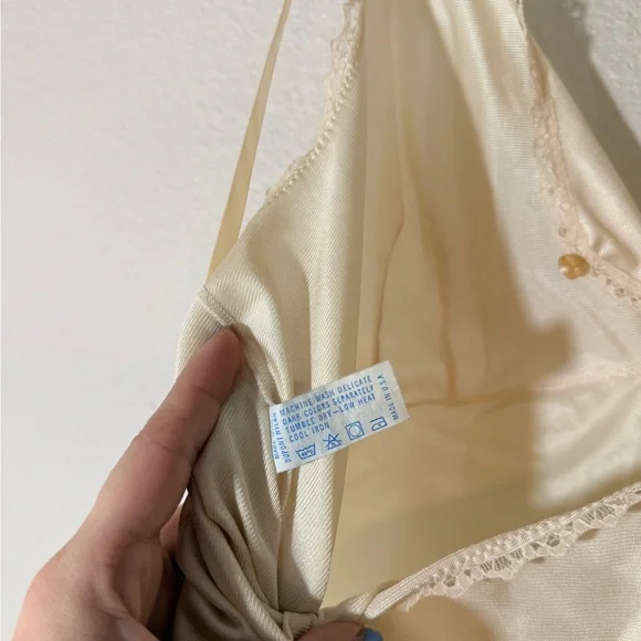 Vanity Fair Cream Slip Dress - Picture 3 of 5